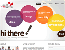 Tablet Screenshot of designmantras.com
